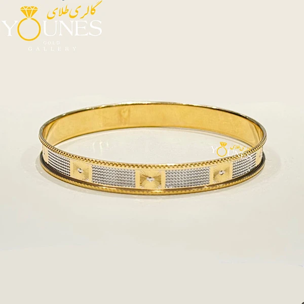 النگو طلا تراش دار آریس